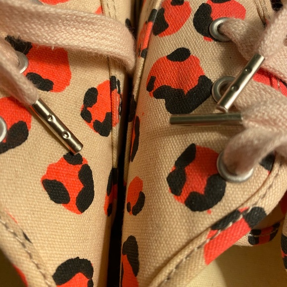 KEDS WOMENS CHAMPION LEOPARD CANVAS SNEAKERS - Picture 8 of 11